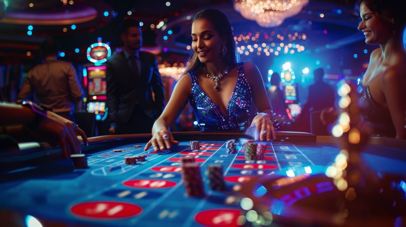 mmk3377 Live Baccarat Table Dealer ဖြင့် ကစားနေသည့် ဖန်သားပြင်